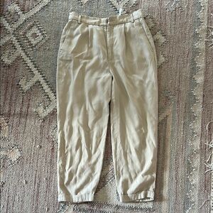 Zara high waisted cropped trousers, size XS